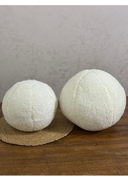 Top Yastık Ikili Peluş Kırlent