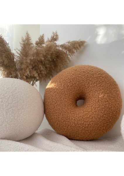 Bohem 2’li Donut ve Piramit Teddy Peluş Yastık