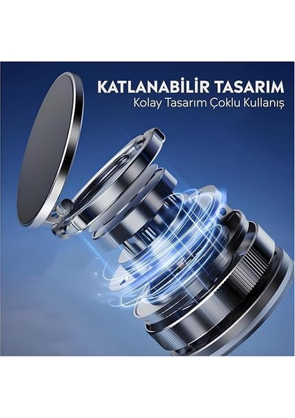 Vakum Özellikli 360 Derece Dönebilen Magnetik Telefon Tutucu (T28) modelleri
