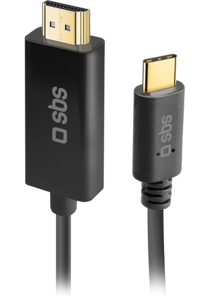 Video Adaptör Kablosu, Altın Kaplama Usb-C - HDMI Bağlantıları, Akıllı Telefonlar, Pc'ler, Imac'ler, Macbook'lar, Ipad'ler, Projektörler, Televizyonlar Için 4k/5k Kablo Uzunluğunda