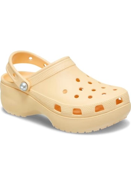Classic Platform Pearl Clog Kadın Terlik 211231 indirimleri