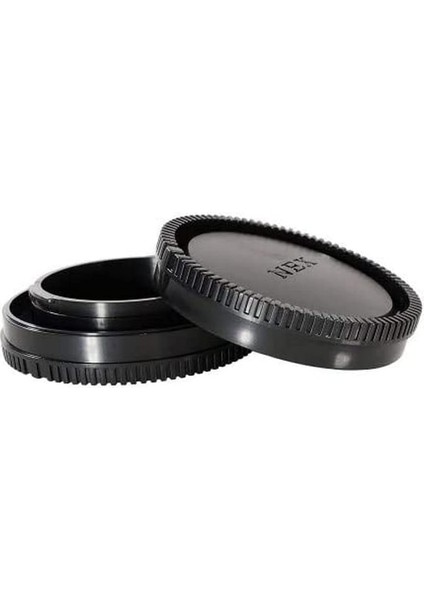 Nex Body ve Lens Arka Kapağı, Sony Nex Vee Mount Ile Uyumlu Body Kapağı ve Lens Arka Kapağı