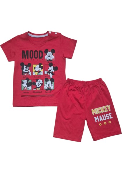 Micky Şort T-Shirt Bebek Çocuk Yazlık Takım