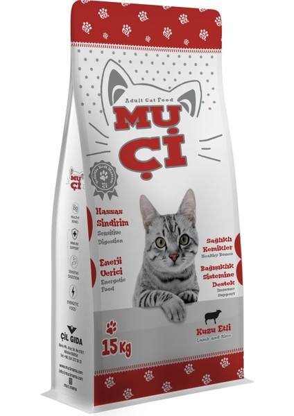 Kuru Kedi Maması Kuzu Etli 15 kg