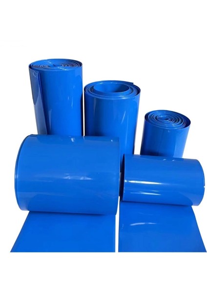Batarya Pvc Kaplama Shrink - 60MM - Isıyla Daralan Makaron - 1 Metre - Mavi