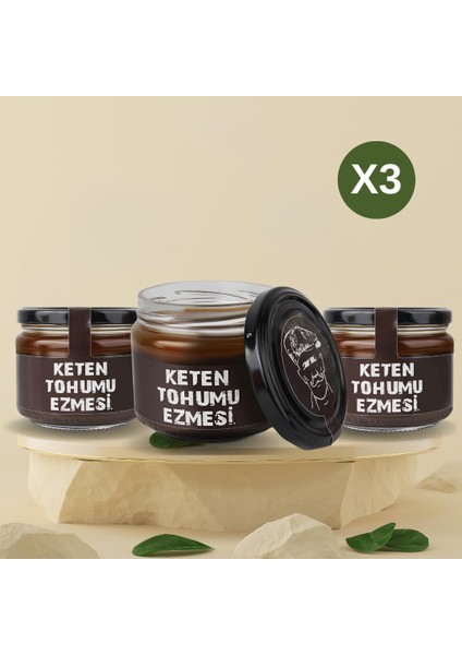 Balları Keten Tohumu Ezmesi Taş Değirmen 6X300gr