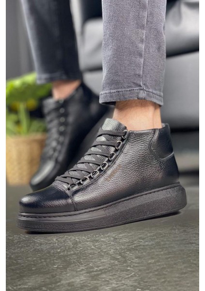 Deridün Yıldız Shoes CH258 CST Roma Deri Erkek Bot SIYAH fiyatları