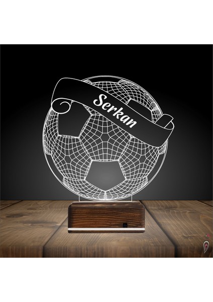 Kirppi 3D Lamba Futbolcu Hediye Futbol Top Kişiye Özel Masa Gece Lambası fiyatları