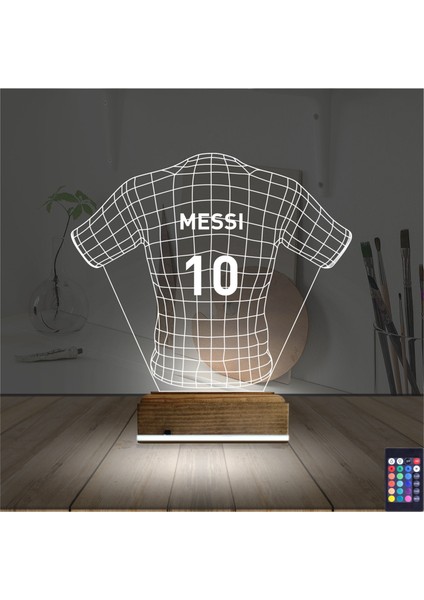 Kirppi 3D Lamba Futbol Forma Taraftar Kişiye Özel Masa Gece Lambası fiyatları