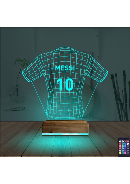 Kirppi 3D Lamba Futbol Forma Taraftar Kişiye Özel Masa Gece Lambası modelleri