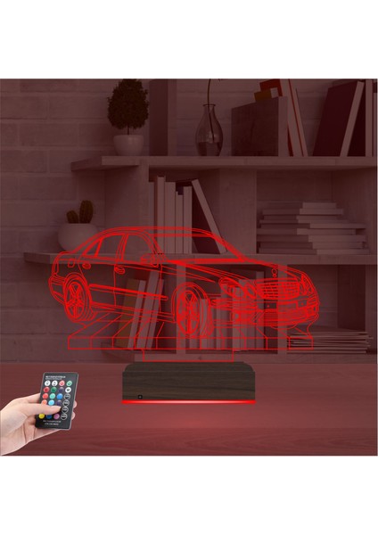 Kirppi 3D Lamba Araba Mercedes C Serisi Tasarım Kişiye Özel Masa Gece Lambası indirimleri