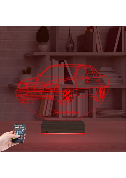 Kirppi 3D Lamba Araba Mercedes E Serisi Tasarım Kişiye Özel Masa Gece Lambası indirimleri