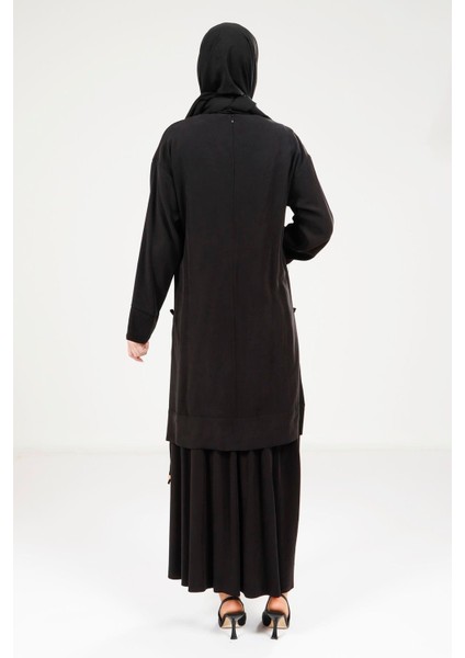Tesettür Siyah Tunik Etek 9192 fırsatları