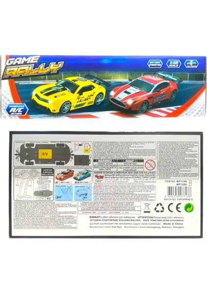 YD-MT1100 1200 Kumandalı Işıklı Şarjlı Rally Araba -Vardem
