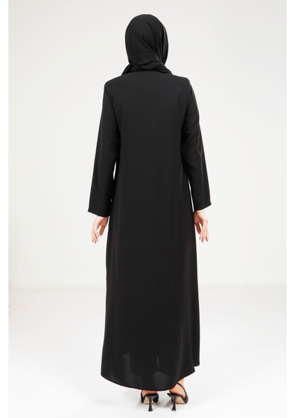 Cepli Fermuarlı Siyah Ferace 9208 fırsatları