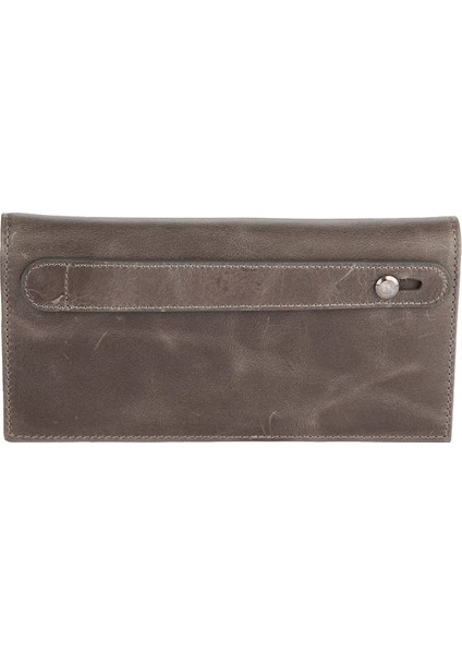 Karalı Hakiki Deri Unisex Portföy Gri BC424-8 modelleri