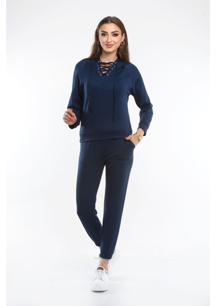 Oys Modal Kumaş Likralı Rahat Günlük ve Şık Kapüşonlu Alt - Üst Takım Eşofman Takım modelleri