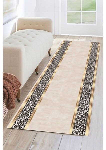 Dijital Baskılı Yıkanabilir Dot Taban Kaymaz Halı Yolluk Mutfak Salon Halısı Yolluğu