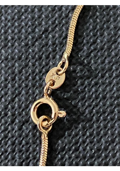 Kolye Topçuklu Rose Rengi Şık Xupıng Kalıte