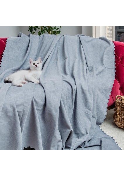 Kaymaz Koltuk Örtüsü Çift Taraflı Mikrofiber Şönil 175x300 cm Bulut – Kedi Köpek ve Çocuk Dostu fiyatları