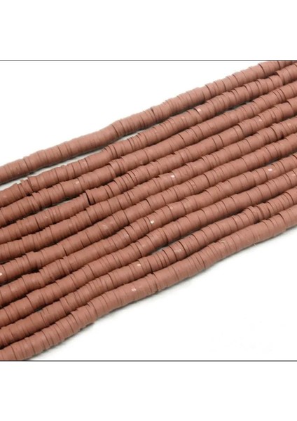 5 Dizi Kahve Fimo Boncuk Kolye Bileklik Telefon Aksesuarları Takı Malzemeleri