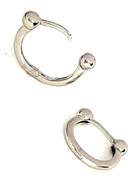 İtalyan 925 ayar gümüş trend toplu halka küpe modelleri