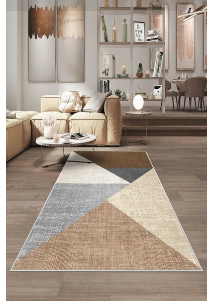 Dijital Baskılı Yıkanabilir Dot Taban Kaymaz Halı Yolluk Mutfak Salon Halısı Yolluğu (51)