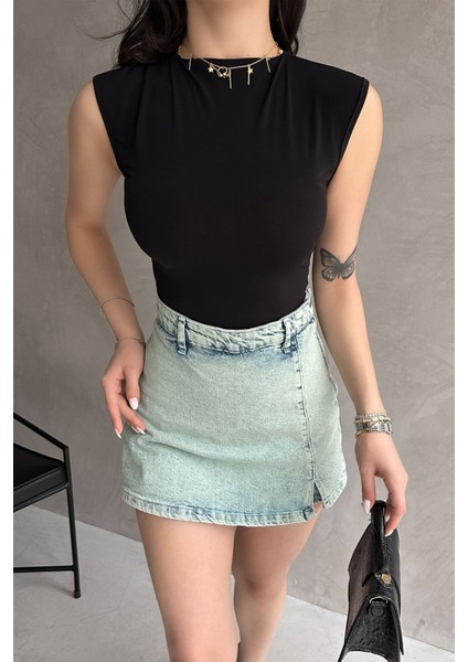 Sırt Dekolteli Detaylı Buzzy Kolsuz Bluz Body (Badi,bady) modelleri