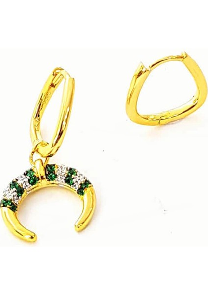 Zirkon Taşlı Trend Karnaval Küpe