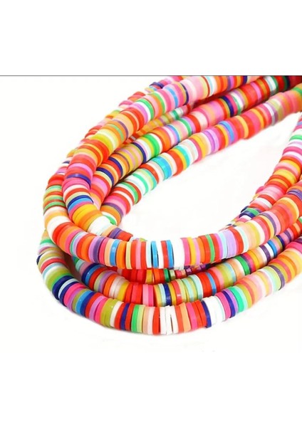 5 Dizi Karışık Fimo Boncuk Kolye Bileklik Telefon Aksesuarları Takı Malzemeleri