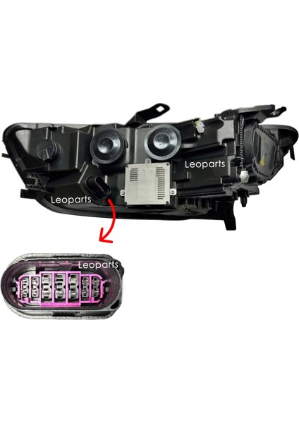 Audi A6 Far Lambası Sağ (Beyin Üstünde) 2012-2015 4GD941032-AFS fiyatları