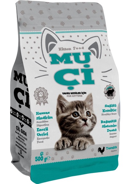 Kuru Yavru Kedi Maması Tavuk Etli 500 gr