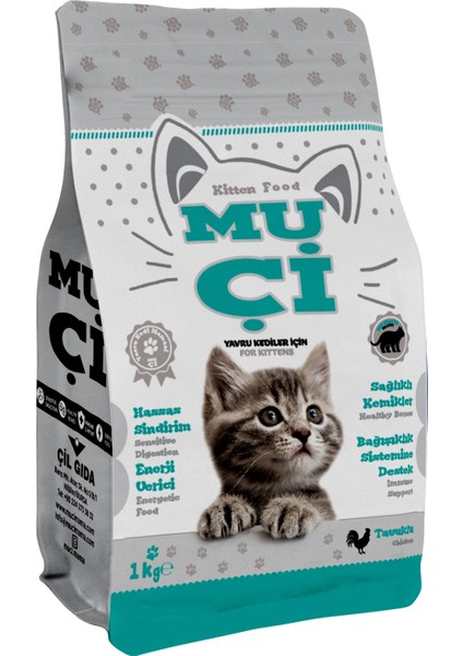 Kuru Yavru Kedi Maması Tavuk Etli 1 kg