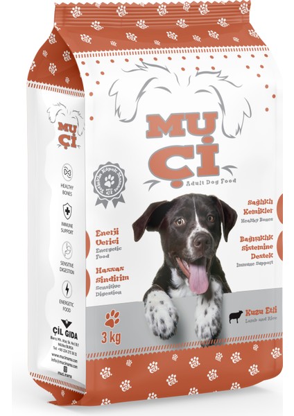Kuru Köpek Maması Kuzu Etli 3 kg
