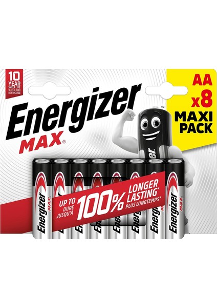 Pil Max Alkaline Aa (Mignon/lr6 8'li Paket)