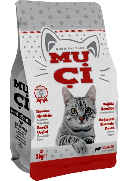 Kuru Kedi Maması Kuzu Etli 3 kg