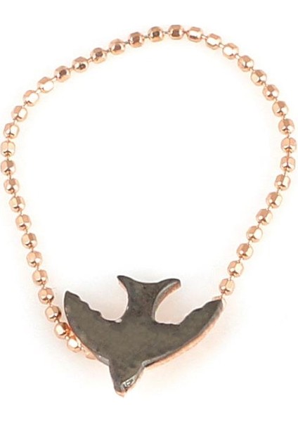 925 Ayar Gümüş Kırlangıç Modeli Eklem Yüzüğü