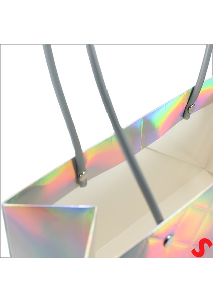 Hologram Karton Çanta, 22 x 13,5 x 11 cm - 1 Adet modelleri