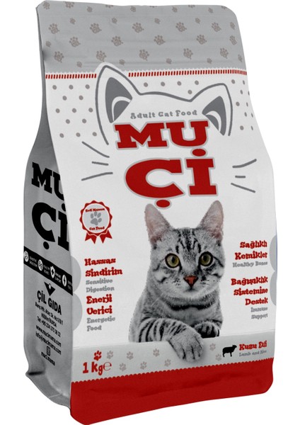 Kuru Kedi Maması Kuzu Etli 1 kg