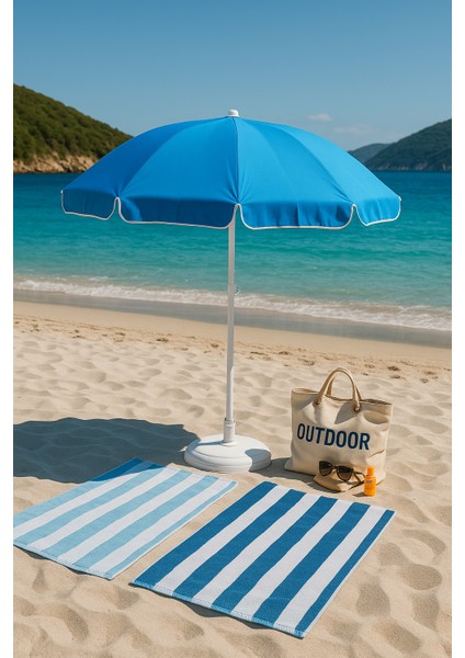 Plaj Kamp Bahçe Balkon ve Deniz Şemsiyesi 200 cm Taşıma Çantası( Bidon Hariç)