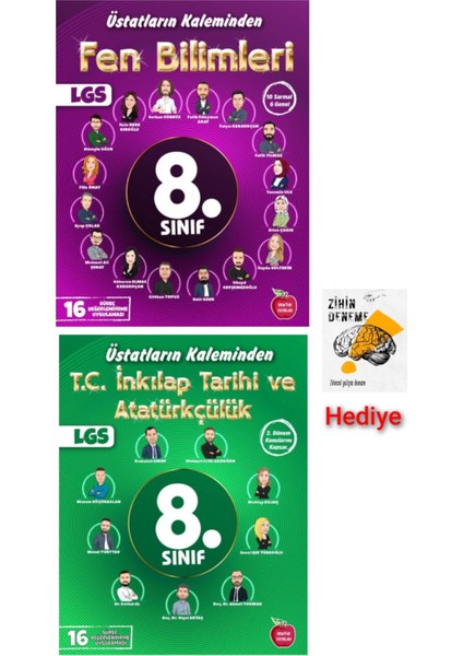 Newton 8.sınıf Üstatların Kaleminden Fen Bilimleri Inkılap Tarihi ve Atatürkçülük Deneme Lgs Hazırlık