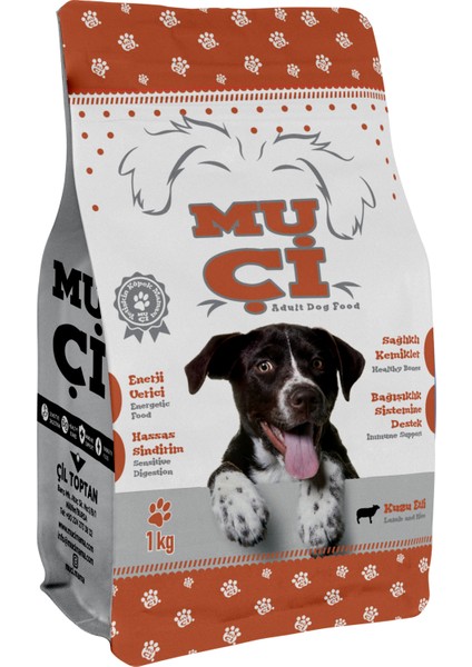 Kuru Köpeki Maması Kuzu Etli 1 kg
