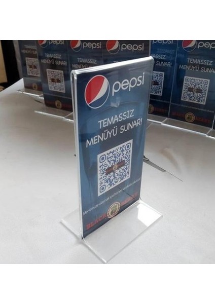 10x15 cm A6 T-Tipi Dikey Şeffaf Pleksi Föylük Menü masaüstü Fiyatlık Kafe Restorant mobilya beyaz eşya firmalar Etiketlik Fotoğraflık albüm Broşürlük