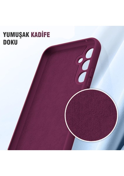 Samsung Galaxy A15 Uyumlu Premium Lansman Liquid Silikon Kılıf Içi Kadife-Haki