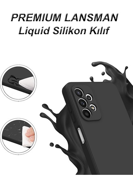 Samsung Galaxy A71 Uyumlu Premium Lansman Liquid Silikon Kılıf Içi Kadife-Gece Mavisi