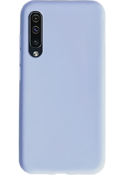 Samsung Galaxy A70 Uyumlu Premium Lansman Liquid Silikon Kılıf Içi Kadife-Lila