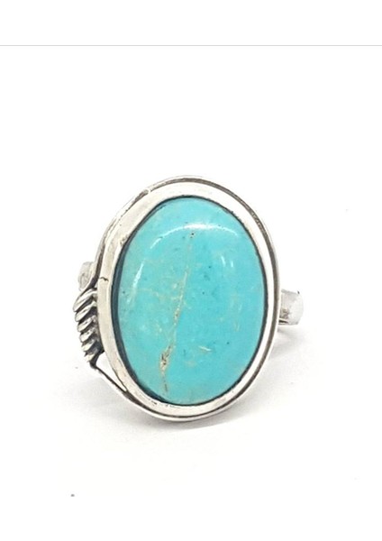 Turkuaz Taşlı Gümüş Yüzük fiyatları