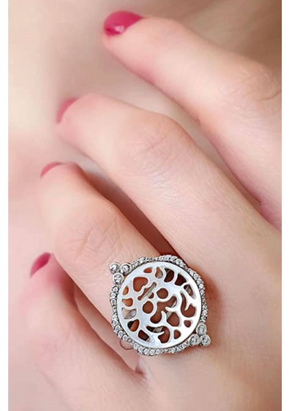 sedef işçiliği gümüş tasarım yüzük modelleri