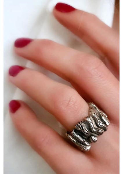 gümüş tasarım yüzük