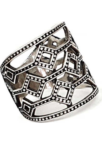 Tasarım gümüş el işi yüzük modelleri